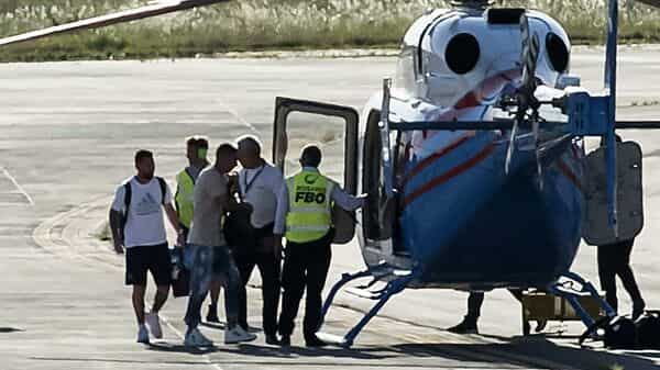 Messi flown away in helicopter over safety concerns, bus trip cancelled
